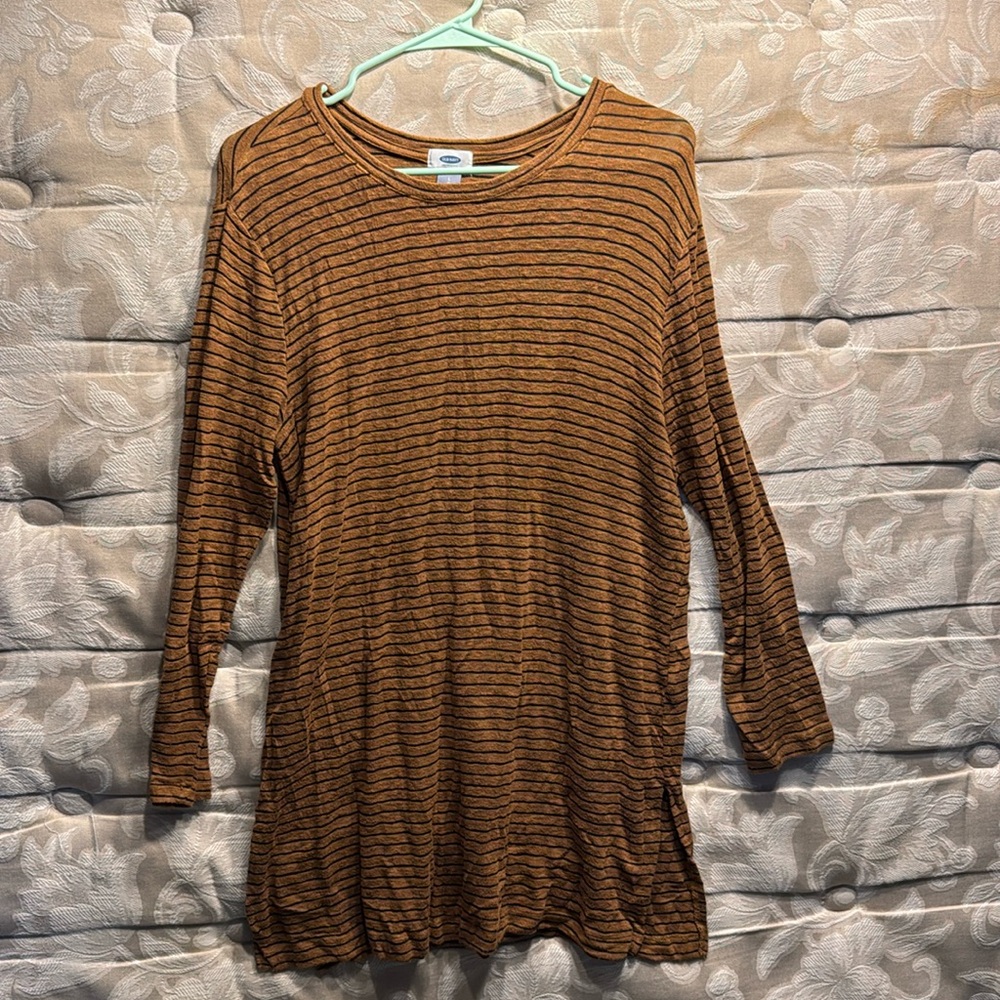 Long sleeve stripe dress